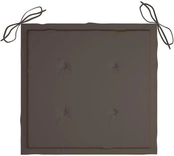 vidaXL Gartenstuhl-Kissen 6 Stk. Taupe 50x50x3 cm Oxford-Gewebe (314055)
