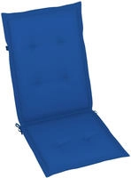 vidaXL Gartenstuhlauflagen f&uuml;r Hochlehner 4 Stk. K&ouml;nigsblau 120x50x3cm