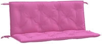 vidaXL Gartenbank-Auflagen 2 Stk. Rosa 120x50x7 cm Stoff