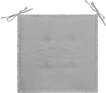 vidaXL Gartenstuhl-Kissen 2 Stk. Grau 50x50x3 cm Oxford-Gewebe (47597)