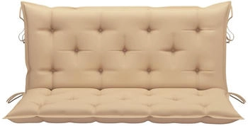 vidaXL Gartenbank-Auflagen 2 Stk. Beige 120x50x7 cm Oxford-Gewebe (315007)
