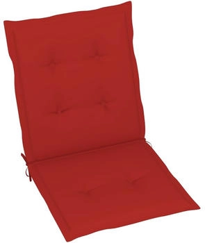 vidaXL Gartenstuhlauflagen für Niedriglehner 6 Stk. Rot 100x50x3 cm (314137)