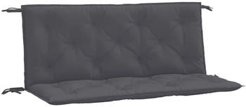 vidaXL Gartenbank-Auflagen 2 Stk. Anthrazit 120x50x7 cm Oxford-Gewebe (361678)