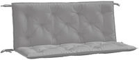 vidaXL Gartenbank-Auflagen 2 Stk. Grau 120x50x7 cm Oxford-Gewebe