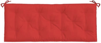 vidaXL Gartenbank-Auflagen 2 Stk. Rot 120x50x7 cm Oxford-Gewebe (361684)