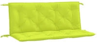 vidaXL Gartenbank-Auflagen 2 Stk. Knallgr&uuml;n 120x50x7 cm Oxford-Gewebe