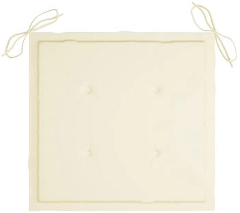 vidaXL Gartenstuhl-Kissen 4 Stk. Creme 50x50x3 cm Oxford-Gewebe (314042)