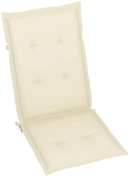 vidaXL Gartenstuhlauflagen für Hochlehner 6Stk. Creme 120x50x3cm Stoff (314106)