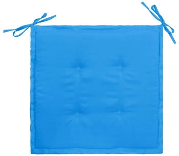 vidaXL Gartenstuhl-Kissen 4 Stk. Blau 50x50x3 cm Oxford-Gewebe (314046)