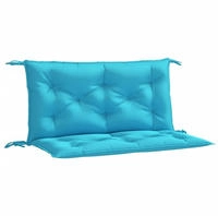 vidaXL Gartenbank-Auflagen 2 Stk. T&uuml;rkis 100x50x7 cm Stoff