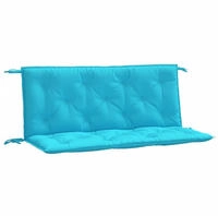 vidaXL Gartenbank-Auflagen 2 Stk. T&uuml;rkis 120x50x7 cm Stoff