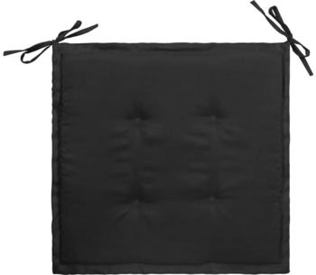 vidaXL Gartenstuhl-Kissen 2 Stk. Schwarz 50x50x3 cm Oxford-Gewebe (47603)
