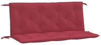 vidaXL Gartenbank-Auflagen 2 Stk. Weinrot 120x50x7 cm Oxford-Gewebe