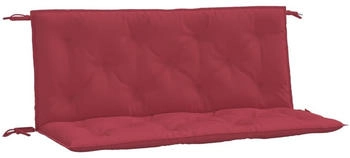 vidaXL Gartenbank-Auflagen 2 Stk. Weinrot 120x50x7 cm Oxford-Gewebe (361687)