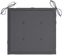 vidaXL Gartenstuhl-Kissen 4 Stk. Anthrazit 50x50x3 cm Oxford-Gewebe
