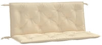 vidaXL Gartenbank-Auflagen 2 Stk. Beige 120x50x7 cm Oxford-Gewebe