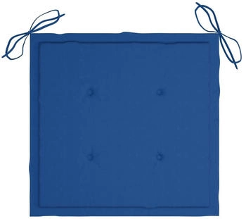 vidaXL Gartenstuhl-Kissen 4 Stk. Königsblau 50x50x3 cm Oxford-Gewebe (314060)