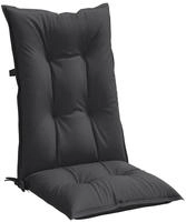 vidaXL Hochlehner-Auflagen 2 Stk. Melange Anthrazit 120x50x7cm Stoff