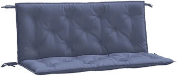 vidaXL Gartenbank-Auflagen 2 Stk. Marineblau 120x50x7 cm Oxford-Gewebe (379064)