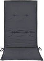 Vidaxl - Gartenstuhlauflagen F&uuml;r Hochlehner 4 Stk. Anthrazit 120x50x3 Cm