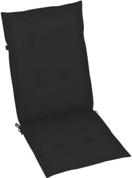 vidaXL Gartenstuhlauflagen für Hochlehner 6 Stk. Schwarz 120x50x3 cm (314111)