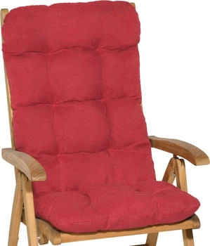 Beautissu Flair HL Hochlehner 120x50x8cm Rot