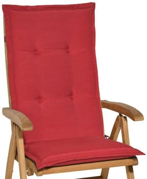 Beautissu Loft HL Hochlehner 120x50x6cm Rot