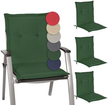 Beautissu Loft NL Niederlehner 100x50x6cm Dunkelgr&uuml;n 4tlg