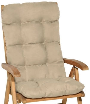 Beautissu Flair HL Hochlehner 120x50x8cm Natur