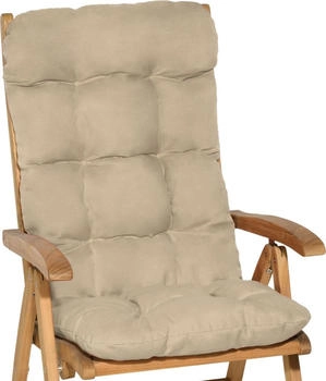 Beautissu Flair HL Hochlehner 120x50x8cm Natur 2tlg