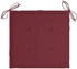 vidaXL Gartenstuhl-Kissen 4 Stk. Weinrot 50x50x3 cm Oxford-Gewebe (314057)