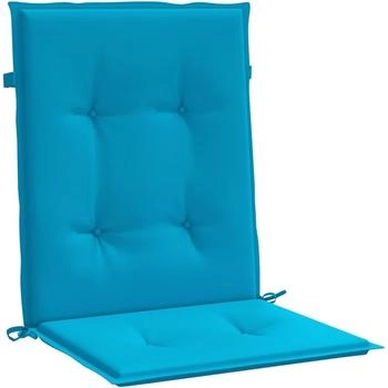 vidaXL Gartenstuhlauflagen für Niedriglehner 2 Stk. Blau (47554)