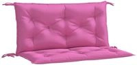 vidaXL Gartenbank-Auflagen 2 Stk. Rosa 100x50x7 cm Stoff