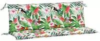 vidaXL Gartenbank-Auflagen 2 Stk. Mehrfarbig 150x50x7 cm Stoff