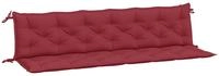 vidaXL Gartenbank-Auflagen 2 Stk. Weinrot 200x50x7 cm Oxford-Gewebe