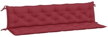 vidaXL Gartenbank-Auflagen 2 Stk. Weinrot Oxford-Gewebe (361744)