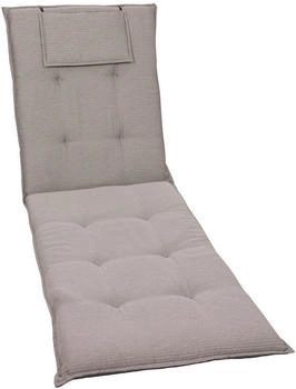 GO-DE Liegenauflage 60 x 190 x 7 cm grau/taupe