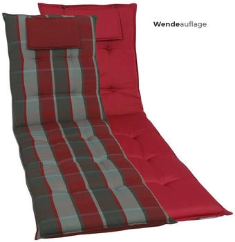 GO-DE Liegenauflage 60 x 190 x 9 cm rot