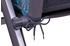 GO-DE Niedriglehner-Auflage 50 x 100 x 6 cm 2er Set blau/grau