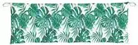 vidaXL Gartenbank-Auflage Blattmuster 150x50x7 cm Oxford-Gewebe