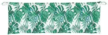 vidaXL Gartenbank-Auflage Blattmuster 150x50x7cm Oxford-Gewebe (378972)
