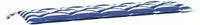 vidaXL Gartenbank-Auflage Blau & Wei&szlig; Gestreift 180x50x7 cm