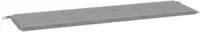 vidaXL Gartenbank-Auflage Grau 180x50x3 cm Oxford-Gewebe