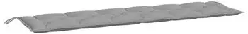 vidaXL Gartenbank-Auflage Grau 200x50x7cm Oxford-Gewebe (361641)