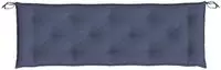 vidaXL Gartenbank-Auflage Marineblau 150x50x7 cm Oxford-Gewebe