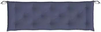 vidaXL Gartenbank-Auflage Marineblau 150x50x7cm Oxford-Gewebe (378980)