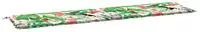 vidaXL Gartenbank-Auflage Mehrfarbig 200x50x4 cm Stoff