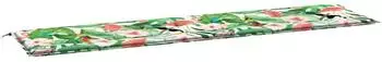 vidaXL Gartenbank-Auflage Mehrfarbig 200x50x4cm Stoff (361203)