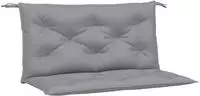 vidaXL Gartenbank-Auflagen 2 Stk. Grau 100x50x7 cm Oxford-Gewebe