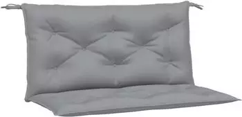 vidaXL Gartenbank-Auflagen 2 Stk. Grau 100x50x7cm Oxford-Gewebe (361660)
